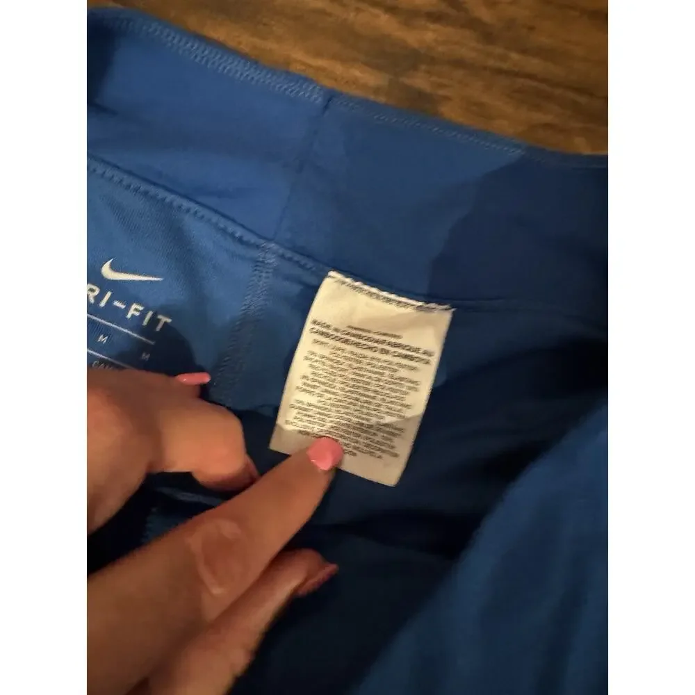 Nike Dri-FIT Women's Blue Pull-On Athletic Skort Size M Tennis Golf